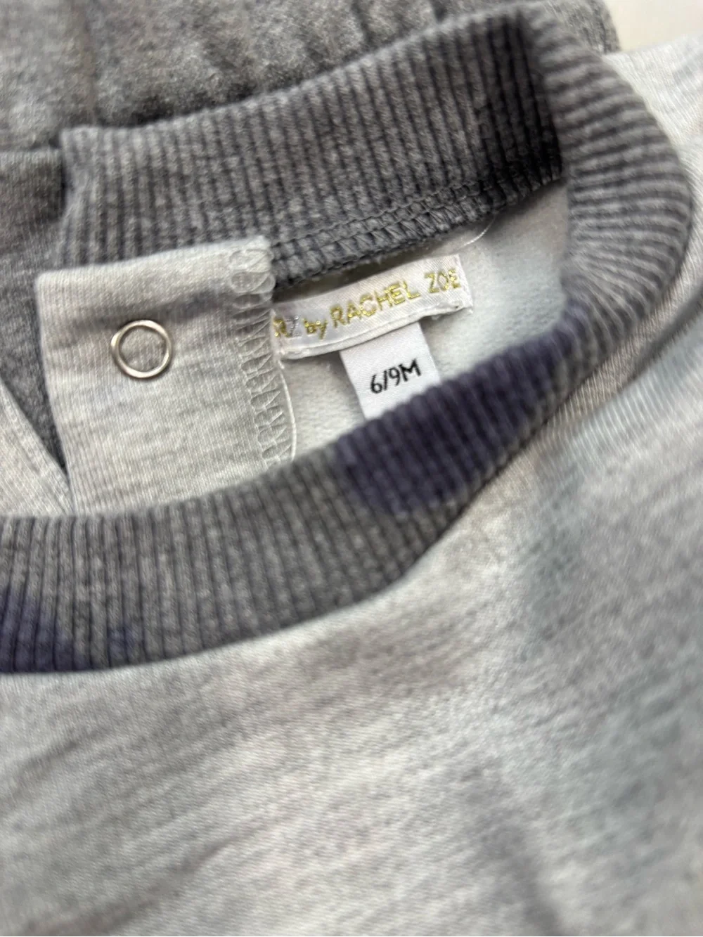 Rachel Zoe Two-Tone Gray Sweatshirt & Joggers Set